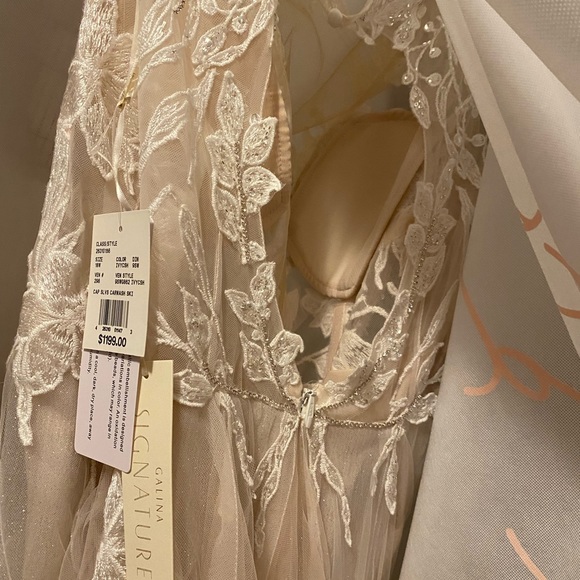 Brand New Wedding Dress from David’s Bridal. - Picture 5 of 6